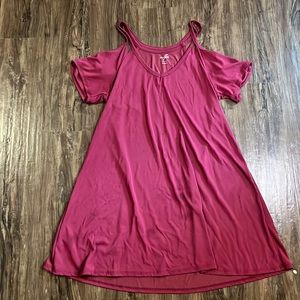 Mauve mini dress
